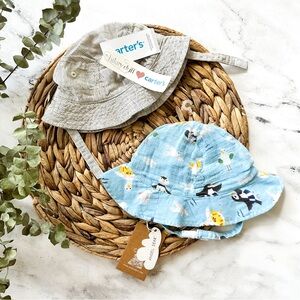 Angel Dear & Carters Baby Boys Sun Hat Bundle, 0-9m